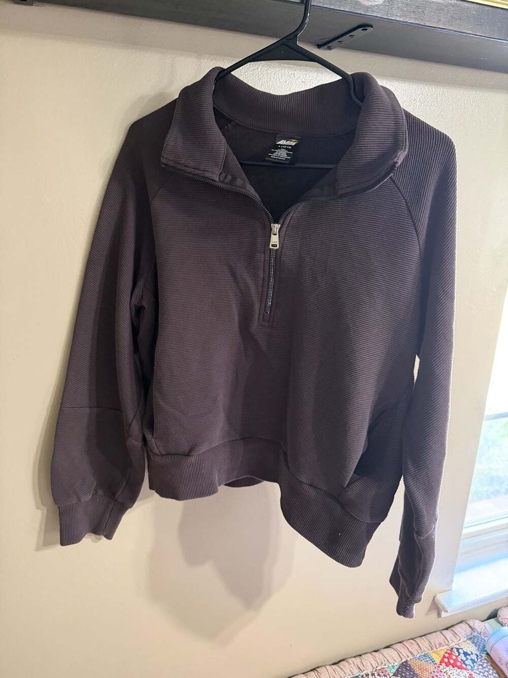 Avia Brown Ottoman 1/2 Zip Sweatshirt